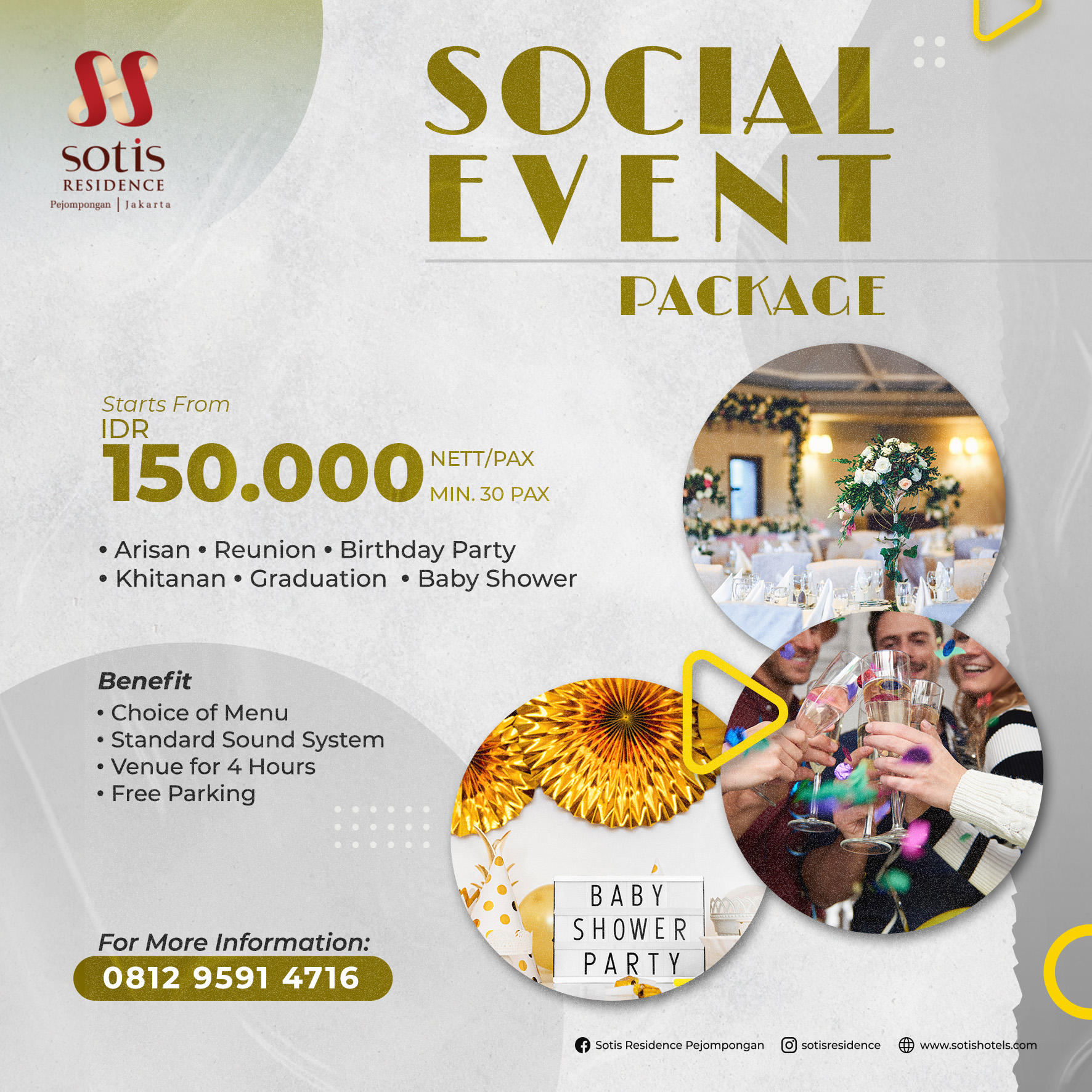Social Event Package